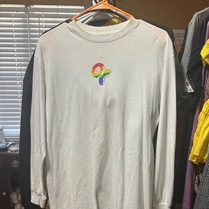 Odd Future White Long Sleeve with Multicolor Logo